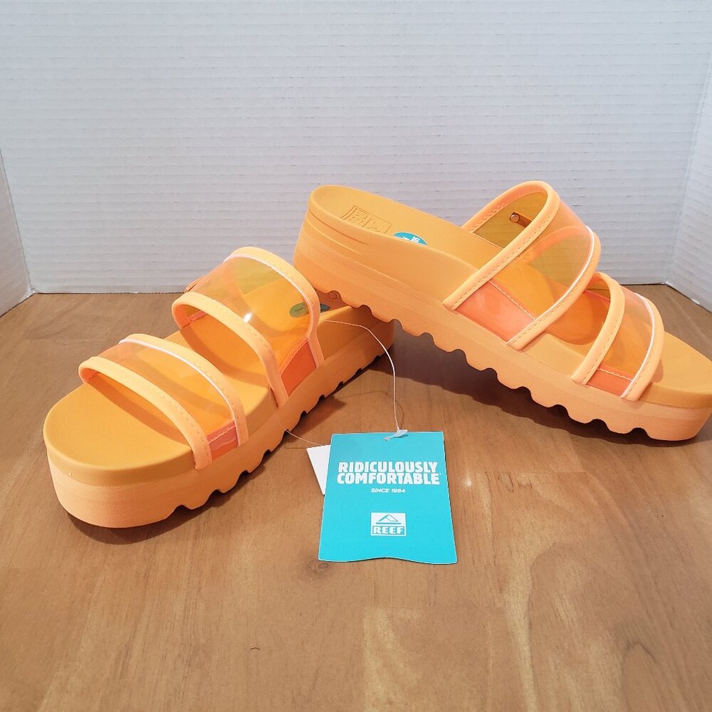 Reef Women's Vista Hi-Energy Cushion Comfort Sandals‎ Orangeade Color Sz 7.5 New